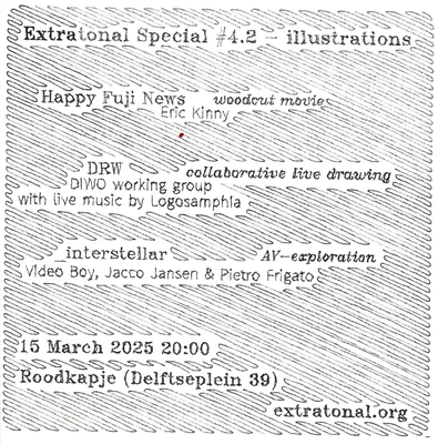 Flyer of the event Extratonal Special #4.2: Illustrations